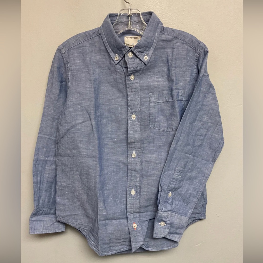 Crewcuts Boys Linen Shirt 8